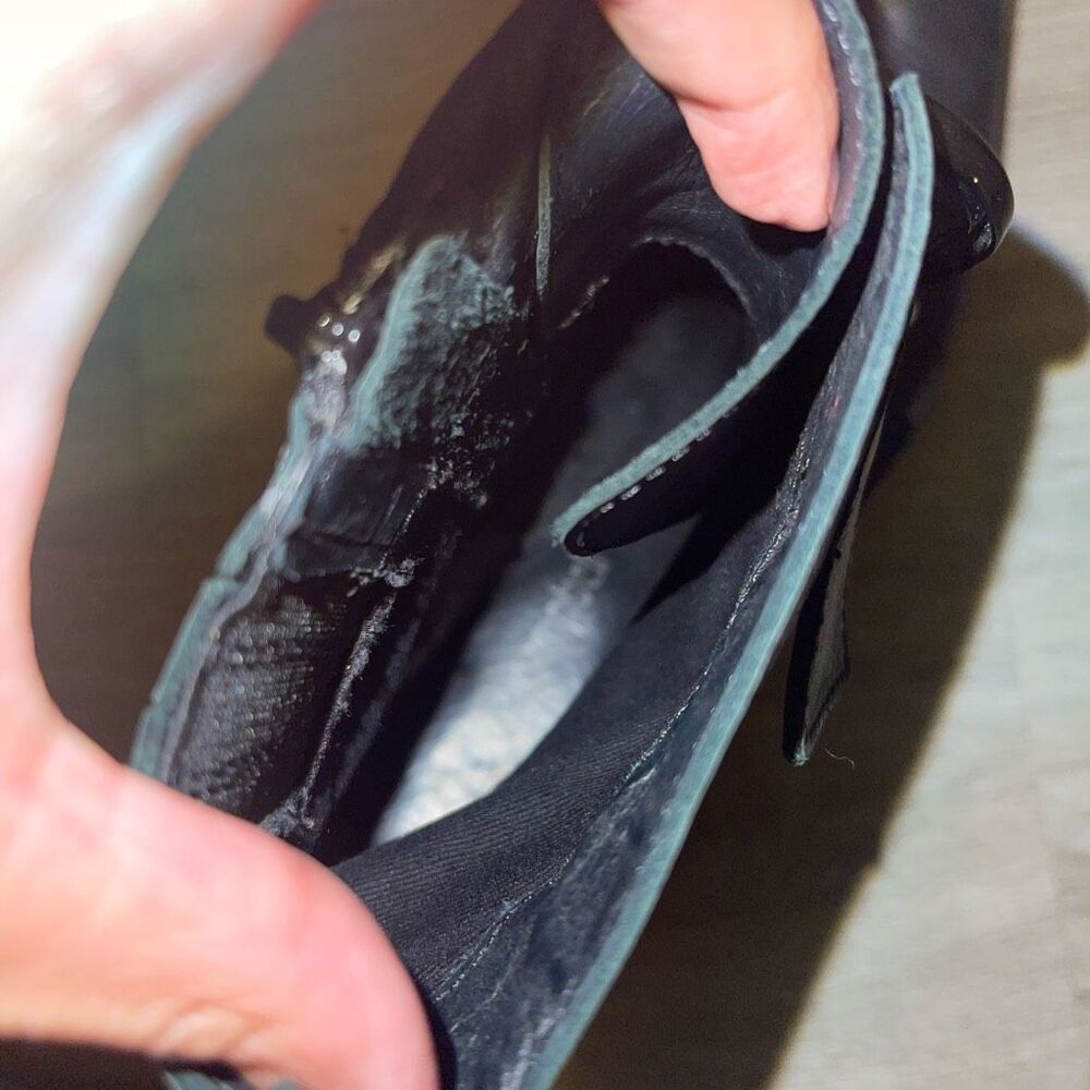 Jeffrey Campbell studded black leather buckle boots. - Picture 11 of 11